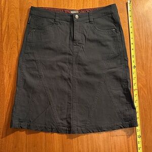 Royal Robbins Black A-Line Skirt